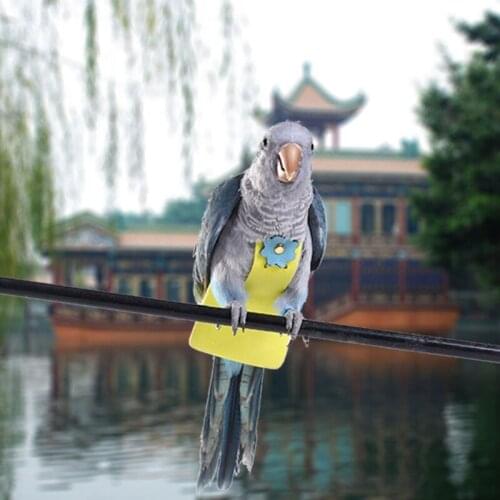 Cute Candy Color Floret Parrot Flight Suit Pet Bird Diapers Small Animals Clothes Uniform for Birthday Party Pet Shows Cosplay