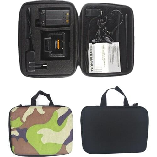 Handbag Storage Box/Bag Two Way Radio Hand Carring Case Bag For BAOFENG UV-5R UV-5RA UV-5RE Plus TYT Walkie Talkie/Interphone