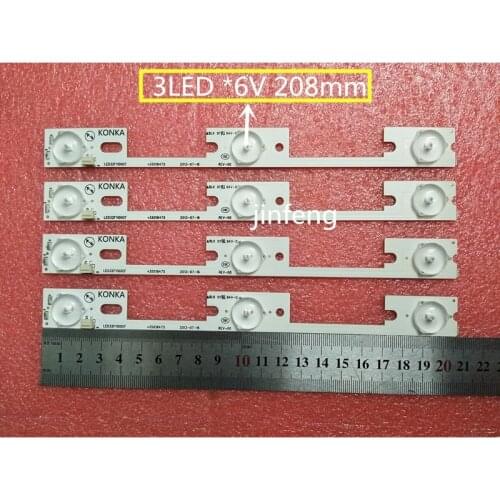 8pcs / lot new and original for Konka LED32F2300NE LED32F2300FX lamp strip LED light bar 35017946 35017948 backlight 6v