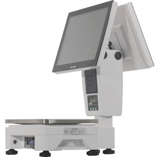 Smart Dual Touch Screen Cash Register POS Devices Weighing Scale
