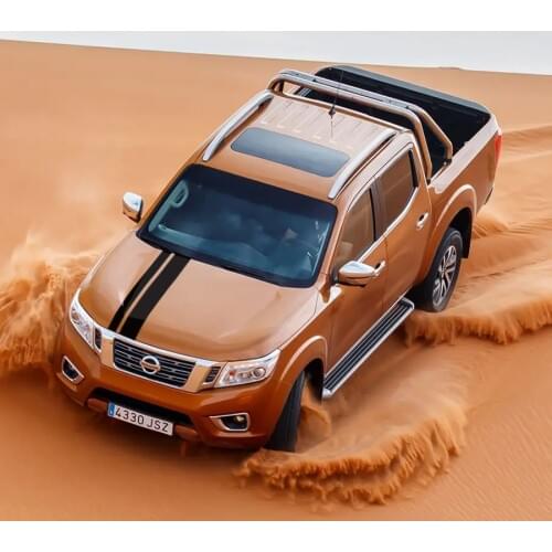 Free shipping hood cool shark stripe graphic Vinyl sticker for NAVARA NP300