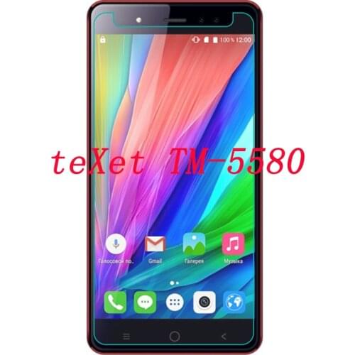 Smartphone Tempered Glass for teXet TM-5580 TM5580 TM 5580 9H Explosion-proof Protective Film Screen Protector cover phone