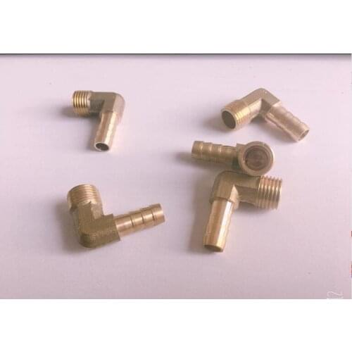 2pcs Copper pagoda quick connector PL12-02 PL12-03 PL12-04 PL10-04 L type male screw
