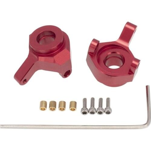 2Pcs Metal Steering Knuckle Steering Cup for 1/24 RC Crawler Car Axial SCX24 90081 AXI00001 Upgrade Parts