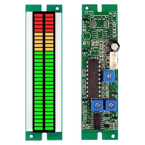30-segment 66mmLED dual-beam display meter module for measuring and displaying DC voltage or current