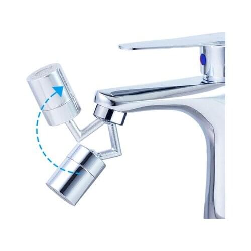 360 Degree Swivel Kitchen Faucet Aerator Adjustable Dual Mode Sprayer Filter Diffuser Water Saving Nozzle Faucet Connector