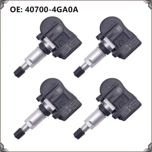 4 PCS Tyre Pressure Sensor For Infiniti Q50 2013-2016 TPMS 315MHz TPMS SENSOR TIRE AIR PRESSURE SENSOR 40700-4GA0A 407004GA0A
