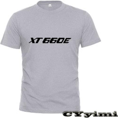 For Yamaha XT660E T Shirt Men New LOGO T-shirt 100% Cotton Summer Short Sleeve Round Neck Tees Male
