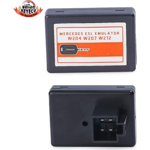 KEYECU ESL ELV Steering Lock Emulator for Mercedes W204 W207 W212 Compatible With Abrites VVDI CGDI MB Tools