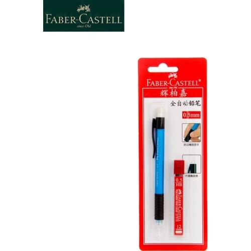 Faber Castell 1338 Plastic Mechanical Pencil Stationery Set 0.5mm Automatic Pencils With Leads Refills For Kids Gifts Supplies