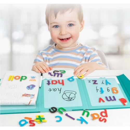 Magnetic English Letter Matching Cognitive Spelling Toy Alphabet Game For Kids Gift Baby Puzzle Learning Early Educational Toy