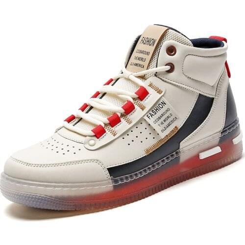 Fashion Mens Canvas Shoes High Top Flat Shoes for Men Blue Black Sneakers Board Shoes Espadrilles Canvas Sneakers Sneakers Men