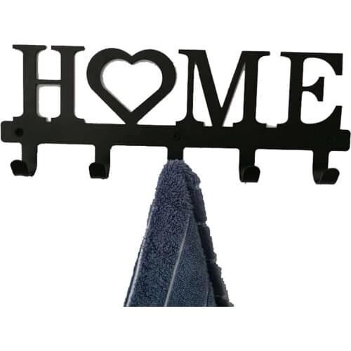 Creativity Home Key Hook Towel Rack Innovative Household Wall Mount Towel Holder For Bathroom Kitchen Living Room