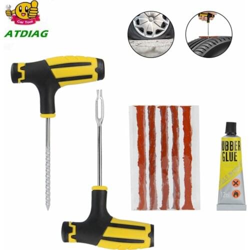 Car Tire Repair Kit Auto Bike Car Tire Tyre Cement Tool Puncture Plug Practical Hand Tools for Car Truck