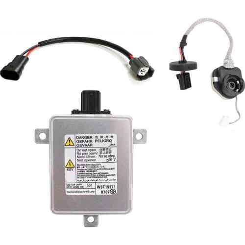 NewW3T19371 W3T15671 W3T16271 W3T20971 Xenon HID Headlight Ballast with Igniter and Power Cable for 2006-2014 Acura 2004-2014 Ho