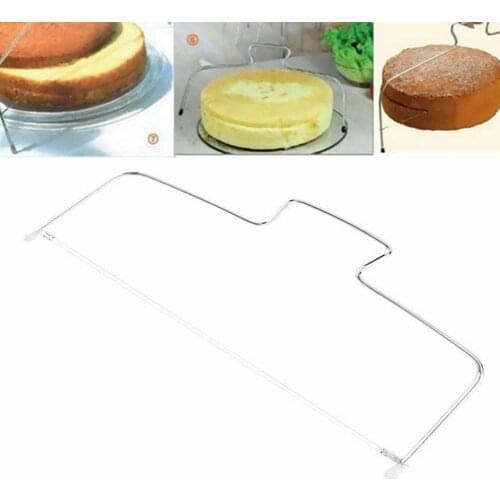 Stainless Steel Kitchen Tools Wire Slicer Cake Bread Cooking Divider Tool Decorating CHW9991 Leveller Slicer Cutting Tool A0H0