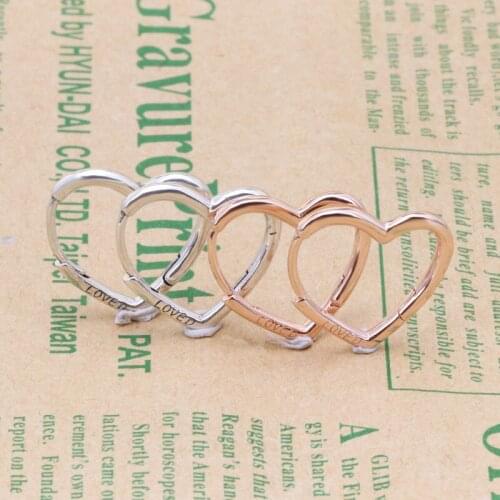 Bewill Hot Fashion S925 sterling silver playful love earrings For Women Authentic Original Jewelry Gift