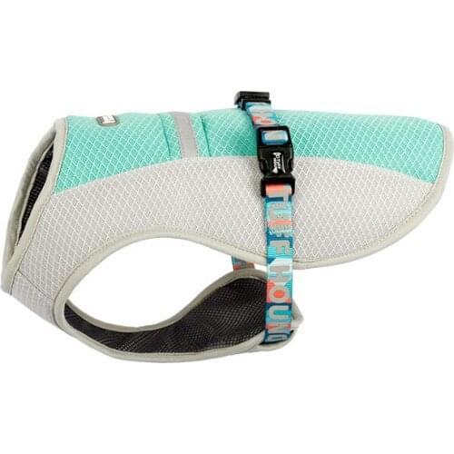 TUFF HOUND Dog Cooling Vest Harness Outdoor Puppy Cooler Vest Reflective Safety Sun-Proof Pet Hunting Coat