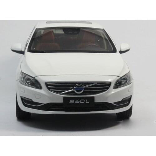 1/18 For Volvo S60 S60L T5 Metal Diecast Model Car Toys Kids Boy Girl Gifts Collection Display Ornaments White/Gray