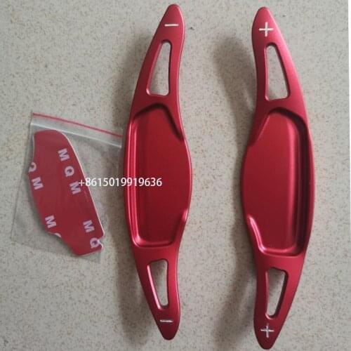 2pcs Steering Wheel Shift Paddle Shifter Extension For Kia Stinger 2019 Red Car Interior Accessories Auto Parts