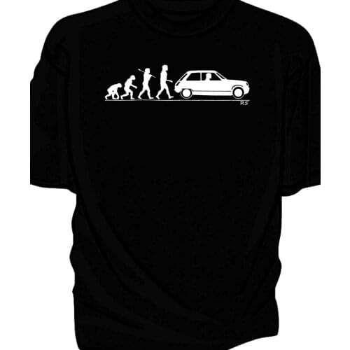 2019 Brand Tshirt Homme Top Tees Hot Sale Men Harajuku Evolution Of Man' Classic Car R5 T-Shirt printed Tee Shirts