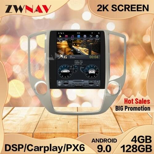 4+128G Tesla Carplay Screen For 2016 2017 2018 2019 Changan CS95 Android 9 Multimedia GPS Audio Radio Recorder Head Unit Stereo