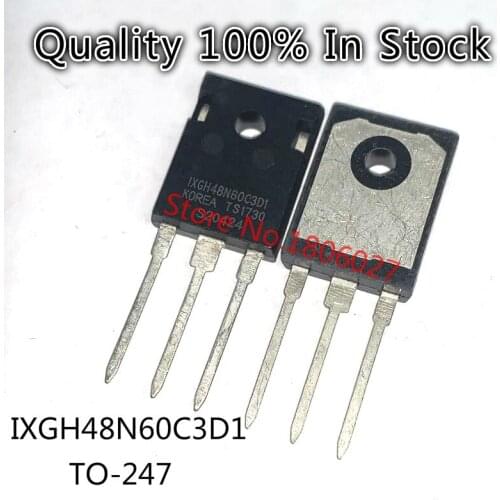5PCS/lot IXGH48N60C3D1 TO-247 600V 75A Spot hot sale
