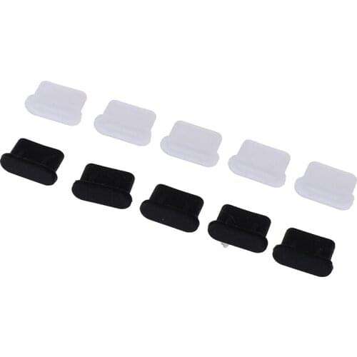 5pcs Dustproof Cover Cap Jack Charger Plug USB Type-C Port Anti-dust plug For Mobile Phone