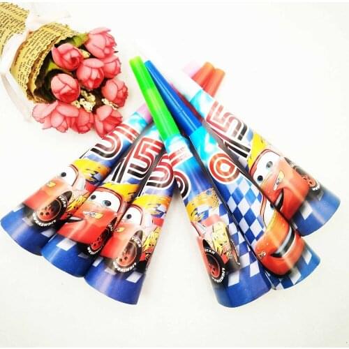 6pc/set Cartoon party favor Theme Noise Maker/whistle Boy Favor Birthday Party Decoration Supplie Blowouts Whistles p