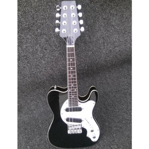 8 Strings Mini Travel Mandolin guitar Black Mandolin Electric Guitar Free Shipping Madolin Factory Price