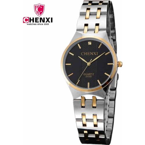 CHENXI Women Watches Top Luxury Brand Ultra Thin Quartz Watch Ladies Fashion Steel Bracelet Gold Wristwatches Hot Sale NATATE