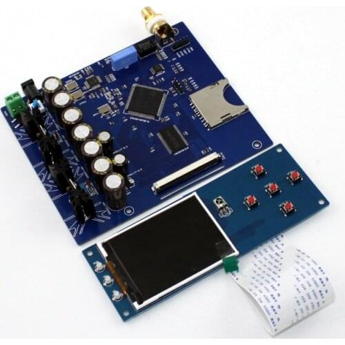 STM32F407ZET6 AK4118 SD lossless digital dial Coaxial / II2S output Supports WAVE 16Bit-24Bit FLAC APE MP3