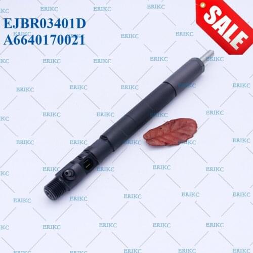 ERIKC Origianl EJBR03401D Diesel Common Rail Inyector A664017002 EJBR0 3401D for SSANGYONG Actyon 200 2.0L Kyron 2.0L D20DT
