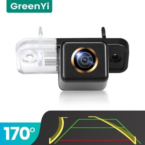GreenYi Trajectory 170° AHD Car Rear View Camera for Mercedes Benz Clk W203 W209 W219 W211 Night Vision Reverse Reversing 4 pin