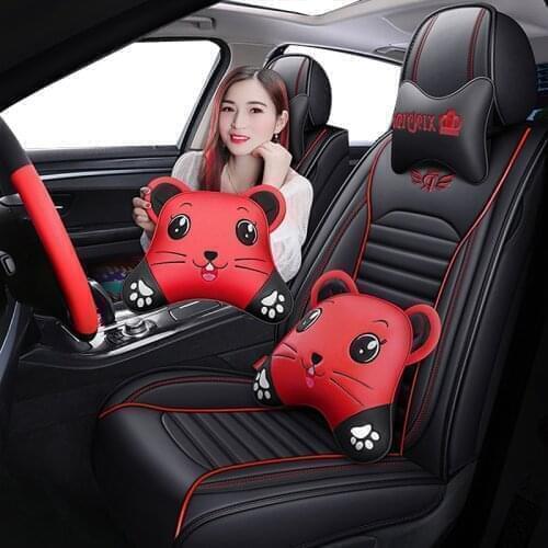 Leather Car seat covers For seat leon mk2 ibiza ateca arona altea xl accessories