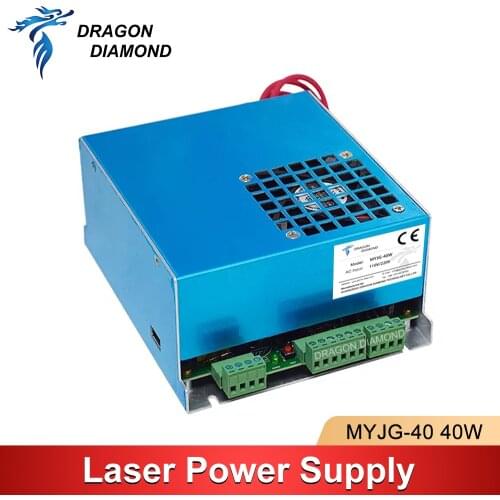 40W CO2 Laser Power Supply For 40W CO2 Laser Tube 110V / 220V For Laser Engraving And Cutting Machine MYJG Series