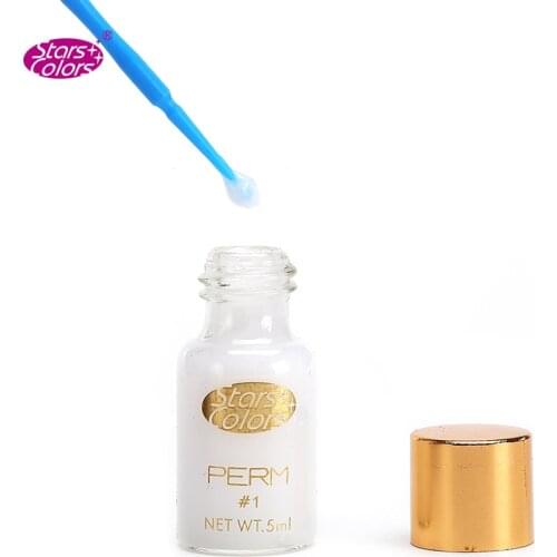 5pcs of #1/#2 lotion fast Perm for lash lifting Cilia Lifting Curling Nutritious Growth Treatments Brushes Coating for Salon