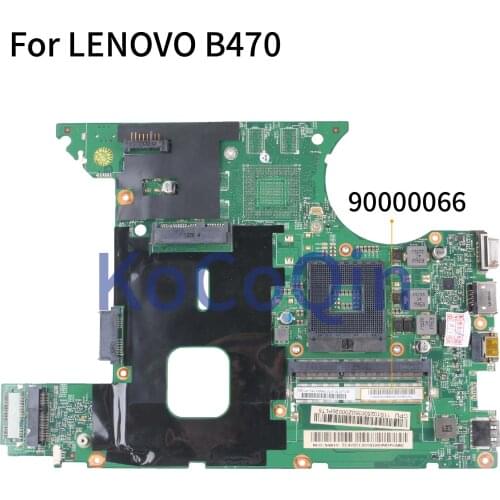 KoCoQin Laptop motherboard For LENOVO B470 Mainboard 10250-2N 90000066 HM65