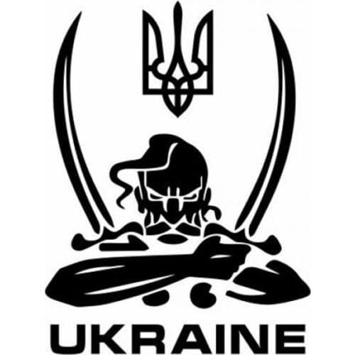 Words Ukraine car stickers cover scratches auto parts labels supplies interior details decoration polyethylene decals