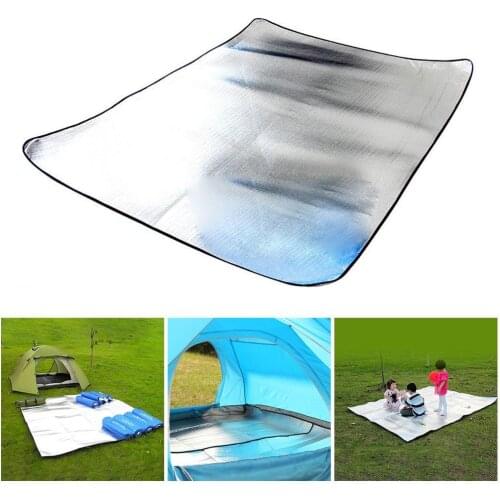 2021 New Camping Mat Tent Mattress Waterproof Aluminum Foil EVA Collapsible Sleeping Picnic Beach Pad Outdoor Mat Multi-Size