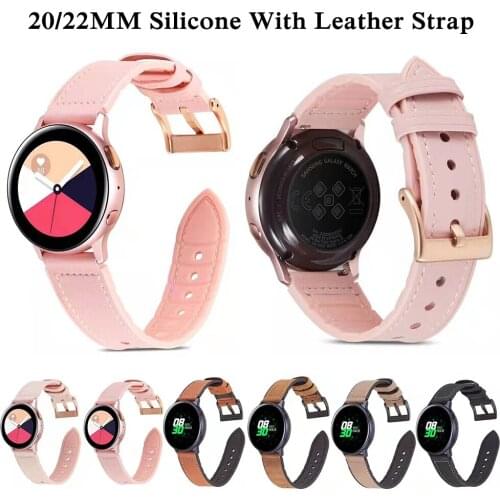 New High Quality Strap For Samsung Gear S3 Frontier/Galaxy Watch 42MM/46MM/Active/Active 2 Simple Watch Band For Huawei GT/GT 2