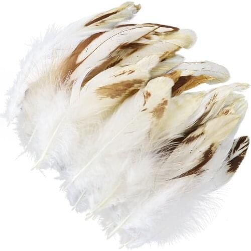 Wholesale 50 Pieces Natural Chicken Feathers Jewelry Making 8-13Cm/3-5 Inch Plumes Carnival Decoration Feathers For Handicraft
