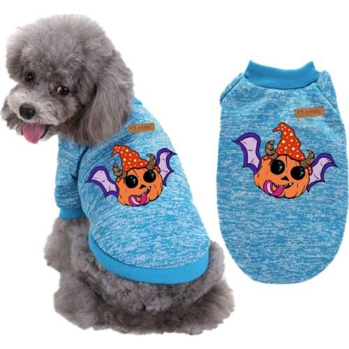 Pet Dog Sweaters for Small Large Dog Cat Autumn Warm Clothes Halloween Pet Knitting Costumes For Chihuahua Ropa Perro