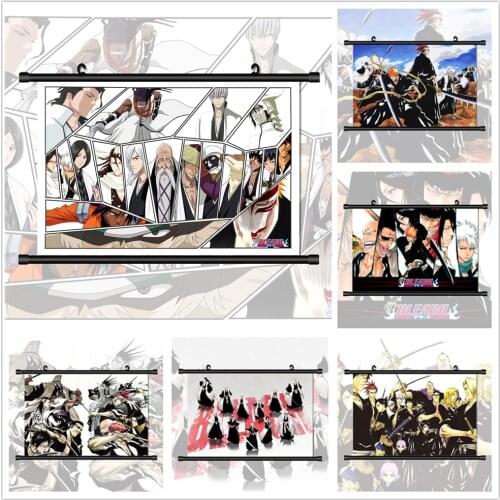 BLEACH Gotei 13 Anime Manga HD Print Wall Poster Scroll