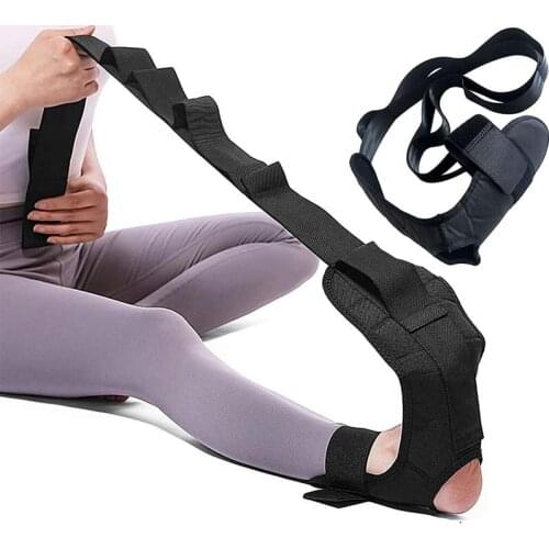 Foot Leg Stretcher Multi-Loops Flexibility Ligament Fitness Yoga Stretching Strap Belt Foot Ankle Joint Correction Braces Belt