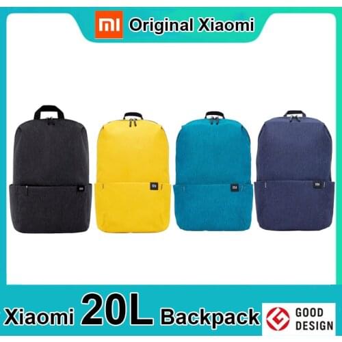 Original Xiaomi Mi Backpack 20L Big Capacity Men Women 15.6inch Laptop Bag Urban Leisure Back Pack Colorful Sports Carry Bag
