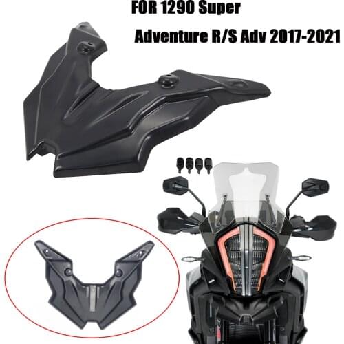 FOR 1290 Super Adventure R/S Adv 2017-2021 NEW Motorcycle Front Wheel Mudguard Beak Nose Cone Extension Cover Extender Cowl