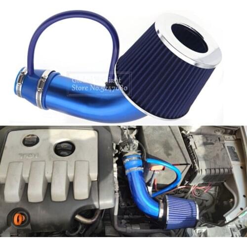Universal Car Cold Air Intake System Turbo Induction Pipe Tube Kit With Air Filter Cone High Flow Performace Racing Accessories