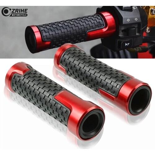 Universal Motorcycle 7/8" 22MM Non-Slip Rubber Exquisite Handle Bar Grips For Kawasaki ZX-6 10 R RR KRT ZX 10 R ZX 12 R ZX 14 R