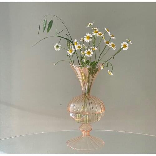 Flower Vase For Wedding Decor Centerpiece Glass Vase Planter Flowers Arrangement Desktop Dried Flower Plant Vase